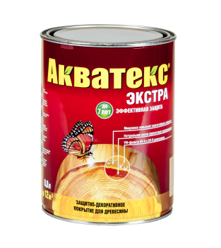Антисептик Акватекс Экстра декоративный рябина 0,8 л